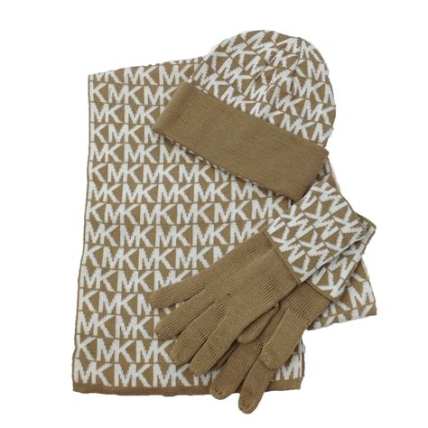 michael kors glove set|michael kors hat and gloves.